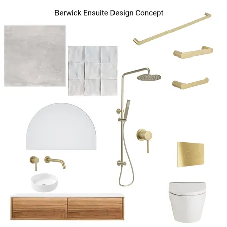 Berwick ensuite palm Interior Design Mood Board by Hilite Bathrooms on Style Sourcebook