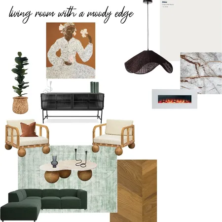 moody living room Interior Design Mood Board by JessieC on Style Sourcebook