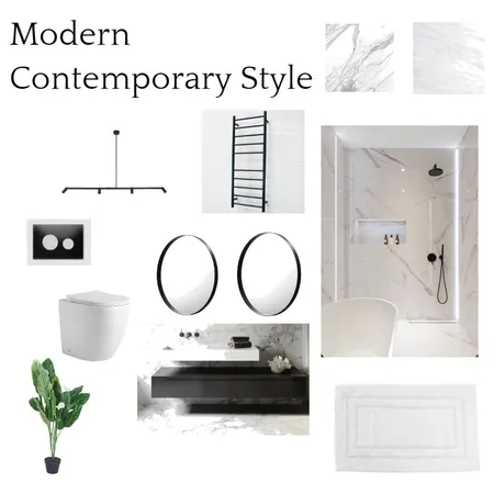 Modern contemporary Bathroom Minted Interior Design Mood Board by minted_tycoon on Style Sourcebook