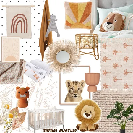 Safari Nursery Interior Design Mood Board by liana.mclean on Style Sourcebook