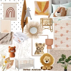 Safari Nursery Interior Design Mood Board by liana.mclean on Style Sourcebook
