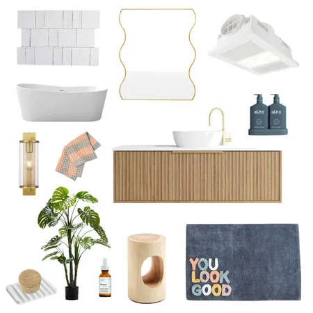 Coastal Bathroom 🐚 Interior Design Mood Board by Lighting Illusions on Style Sourcebook