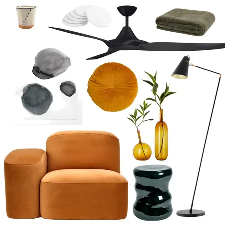 Bold Living Room 🌟 Interior Design Mood Board by Lighting Illusions on Style Sourcebook