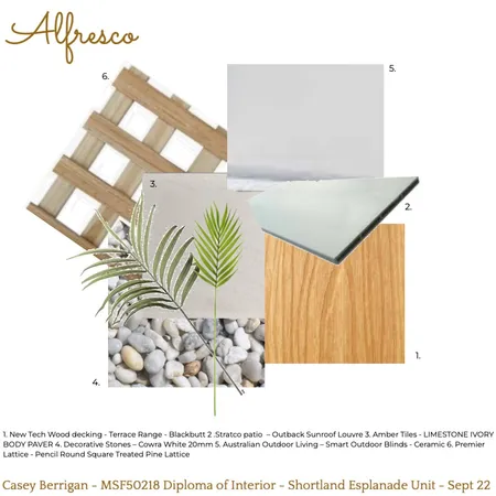 Alfresco - 55 Shortland Esplanade Interior Design Mood Board by casey berrigan on Style Sourcebook
