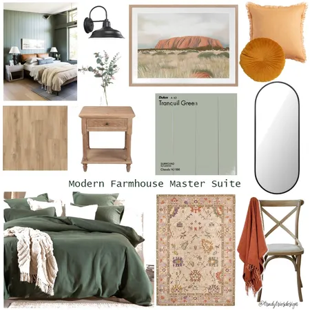 Farmhouse Bedroom Interior Design Mood Board by trudytriesdesign on Style Sourcebook