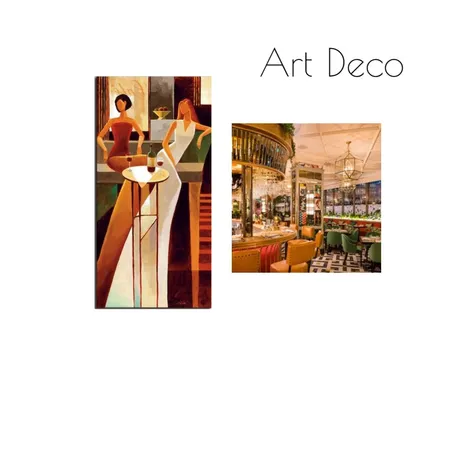 Art Deco Ivy Interior Design Mood Board by Pacific Quarter on Style Sourcebook