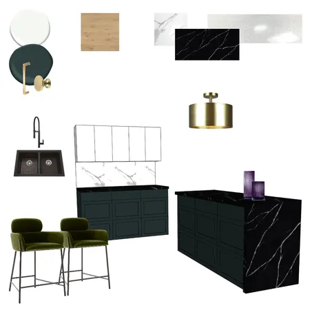 Kitchen Contemporary Deco Interior Design Mood Board by Style Fixation Interiors on Style Sourcebook