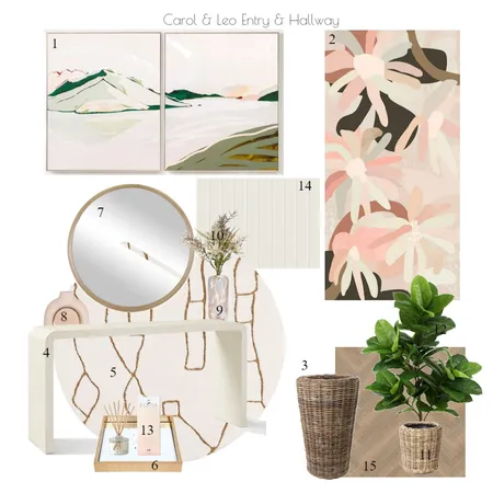 Entry with Number Interior Design Mood Board by jaclyngec on Style Sourcebook