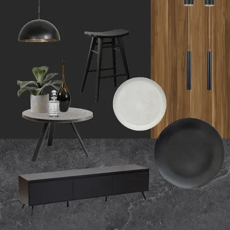 Dark & Moody 2 Interior Design Mood Board by Minymints on Style Sourcebook
