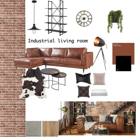 industrial mood Interior Design Mood Board by faiths on Style Sourcebook