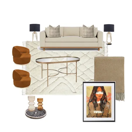 Imperial Ave lounge room Interior Design Mood Board by ONE CREATIVE on Style Sourcebook