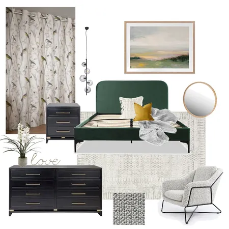 Master Bedroom Sample Board Interior Design Mood Board by SB Interior Design on Style Sourcebook