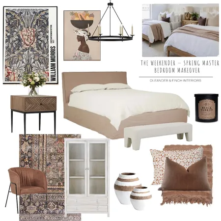 PT_Spring Master Bedroom Interior Design Mood Board by Oleander & Finch Interiors on Style Sourcebook