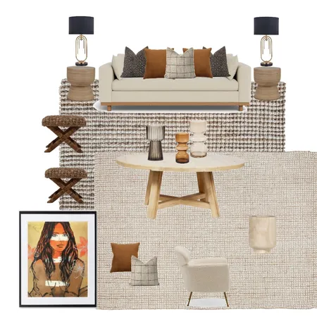 Imperial Ave lounge room opt 2 & 3 (different rugs) Interior Design Mood Board by ONE CREATIVE on Style Sourcebook