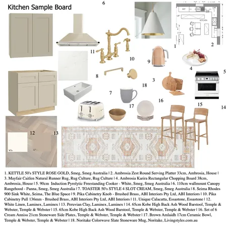 kitchen sample board draft Interior Design Mood Board by sydneyb30 on Style Sourcebook