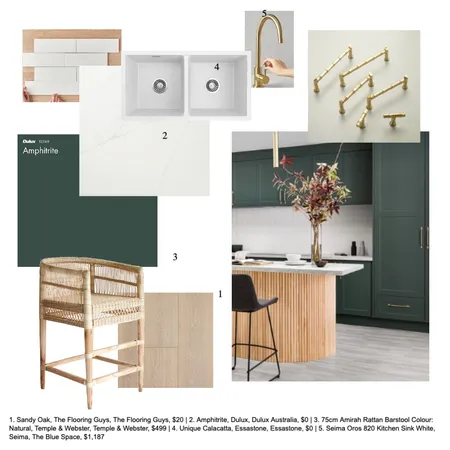 Tasman Kitchen Interior Design Mood Board by Sally davies interiors on Style Sourcebook