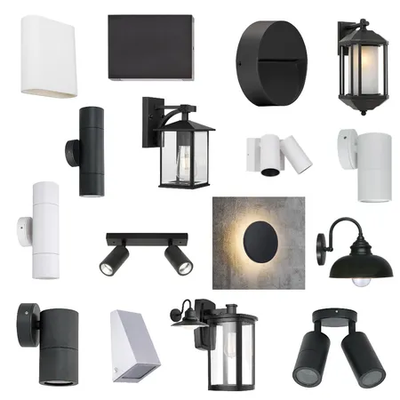 Exterior lighting Interior Design Mood Board by Luxlighting on Style Sourcebook