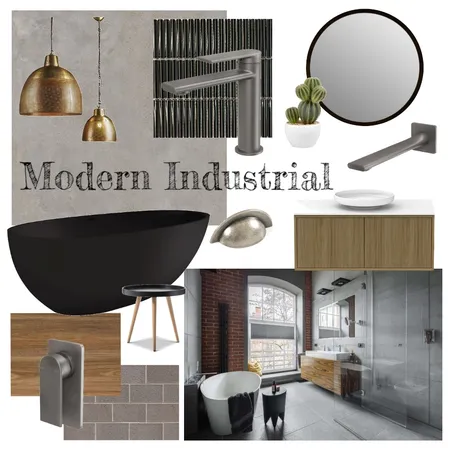 Modern Industrial Interior Design Mood Board by CSugden on Style Sourcebook