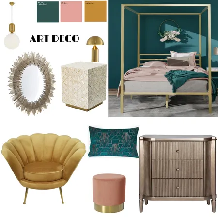 Art Deco Interior Design Mood Board by Maria Cursaro on Style Sourcebook