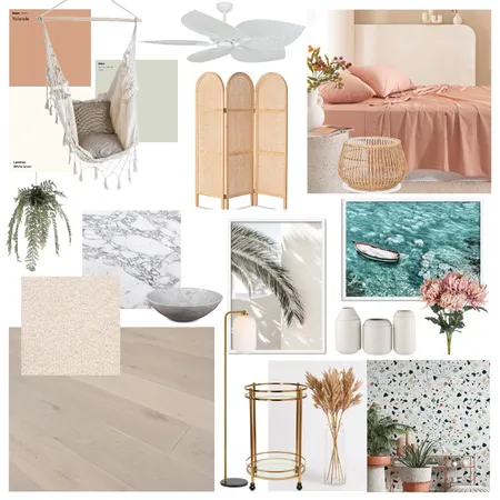 Beachy Bedroom Interior Design Mood Board by Hope W. on Style Sourcebook