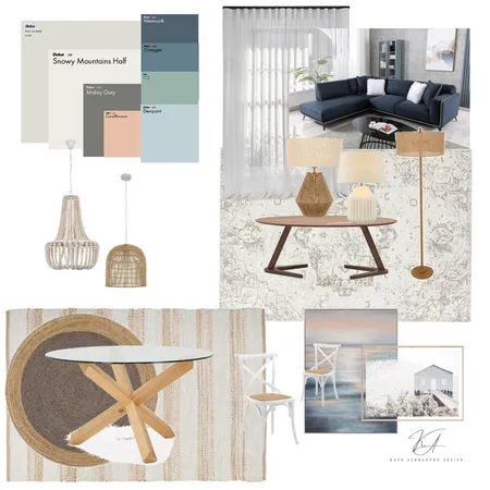 Coastal Vibes Interior Design Mood Board by Kaleexander on Style Sourcebook