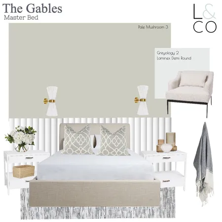 Bevnol Homes 'The Gables' Display Home Master Bed Interior Design Mood Board by Linden & Co Interiors on Style Sourcebook