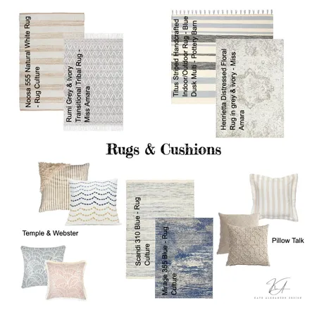 Coastal Rugs Interior Design Mood Board by Kaleexander on Style Sourcebook