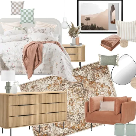 Sophie's Master Bedroom Sample Board Interior Design Mood Board by AJ Lawson Designs on Style Sourcebook