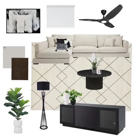 Living Room  Sample Board Interior Design Mood Board by SB Interior Design on Style Sourcebook