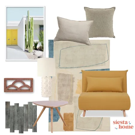 Mid Century Vibe - Blackrock Interior Design Mood Board by Siesta Home on Style Sourcebook