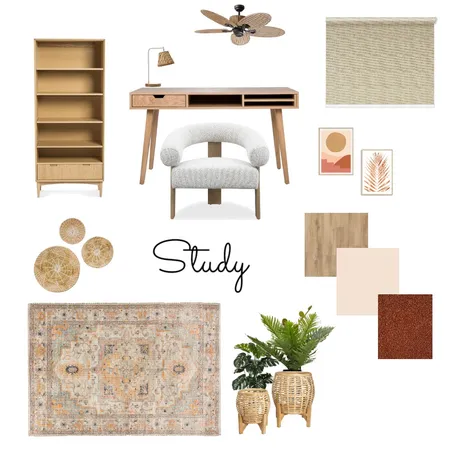 study Interior Design Mood Board by Clo on Style Sourcebook