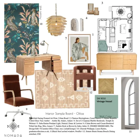 office floorplan Interior Design Mood Board by nomada on Style Sourcebook