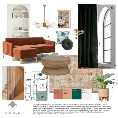 livingroom sample board Interior Design Mood Board by nomada on Style Sourcebook