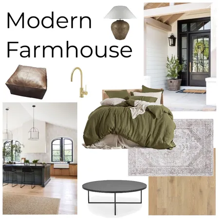 Modern Farmhouse Interior Design Mood Board by ainsleighblair on Style Sourcebook