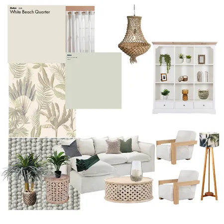 Relaxed Family Room Interior Design Mood Board by Kylie Flower on Style Sourcebook