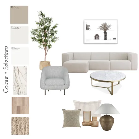 Neutral Contemporary Colour Scheme Interior Design Mood Board by Stacey Newman Designs on Style Sourcebook