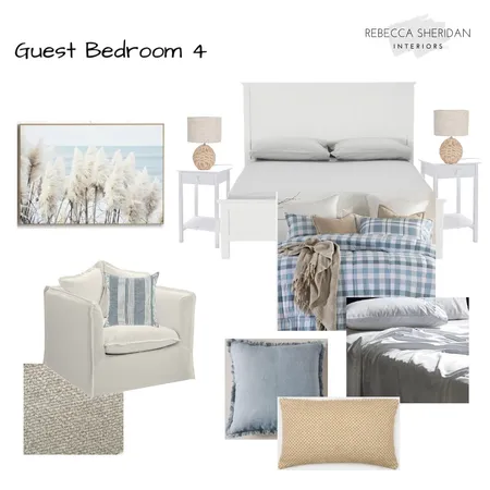 Guest Bedroom 4 Interior Design Mood Board by Sheridan Interiors on Style Sourcebook