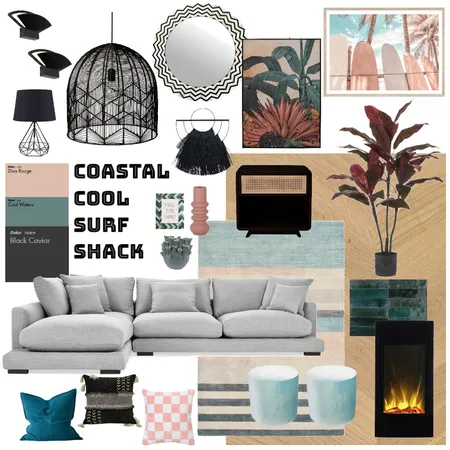 Coastal Cool Surf Shack Interior Design Mood Board by Sarah P Simmons on Style Sourcebook