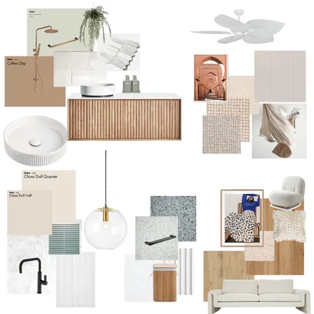 Earthy Interior Design Mood Board by Chio10