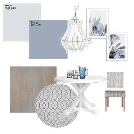 Stylish Dining Room Interior Design Mood Board by Kylie Flower on Style Sourcebook