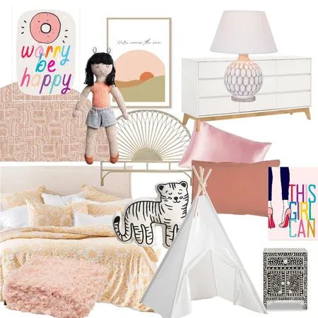 Saffi's Bedroom Interior Design Mood Board by Lisa Tatman on Style Sourcebook