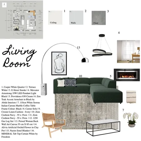 Assignment 9 Living room Interior Design Mood Board by Delphin on Style Sourcebook