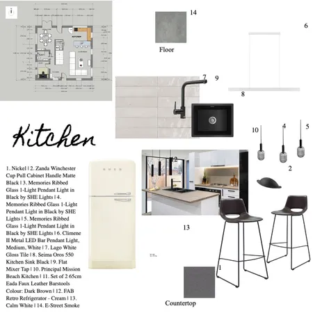 Assignment 9 Kitchen Interior Design Mood Board by Delphin on Style Sourcebook