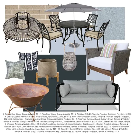 Miners Cottage - Exterior Interior Design Mood Board by k3po@gmx.com on Style Sourcebook