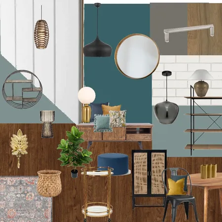 Hall/Living/Dining Idea #1 Interior Design Mood Board by sineadmcher on Style Sourcebook