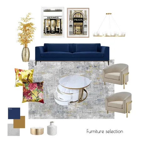 Olivia living room Interior Design Mood Board by Melz Interiors on Style Sourcebook
