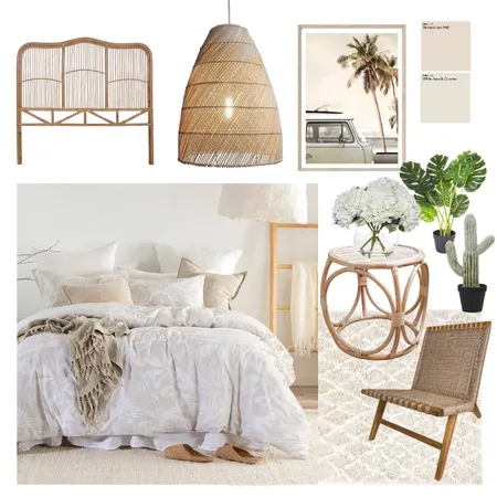 Ocean Views Wicker Guest Room Interior Design Mood Board by Ellie Mannix on Style Sourcebook