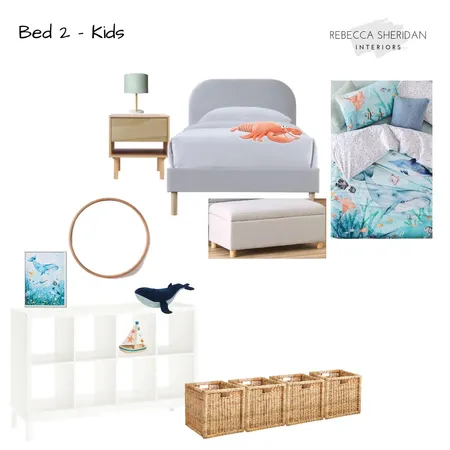 Bed 2 - Kids Interior Design Mood Board by Sheridan Interiors on Style Sourcebook