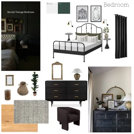 Eclectic Bedroom Interior Design Mood Board by Miranda Nacarelli on Style Sourcebook