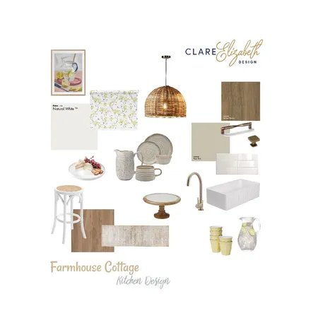 Farmhouse Cottage Kitchen Interior Design Mood Board by Clare Elizabeth Design on Style Sourcebook